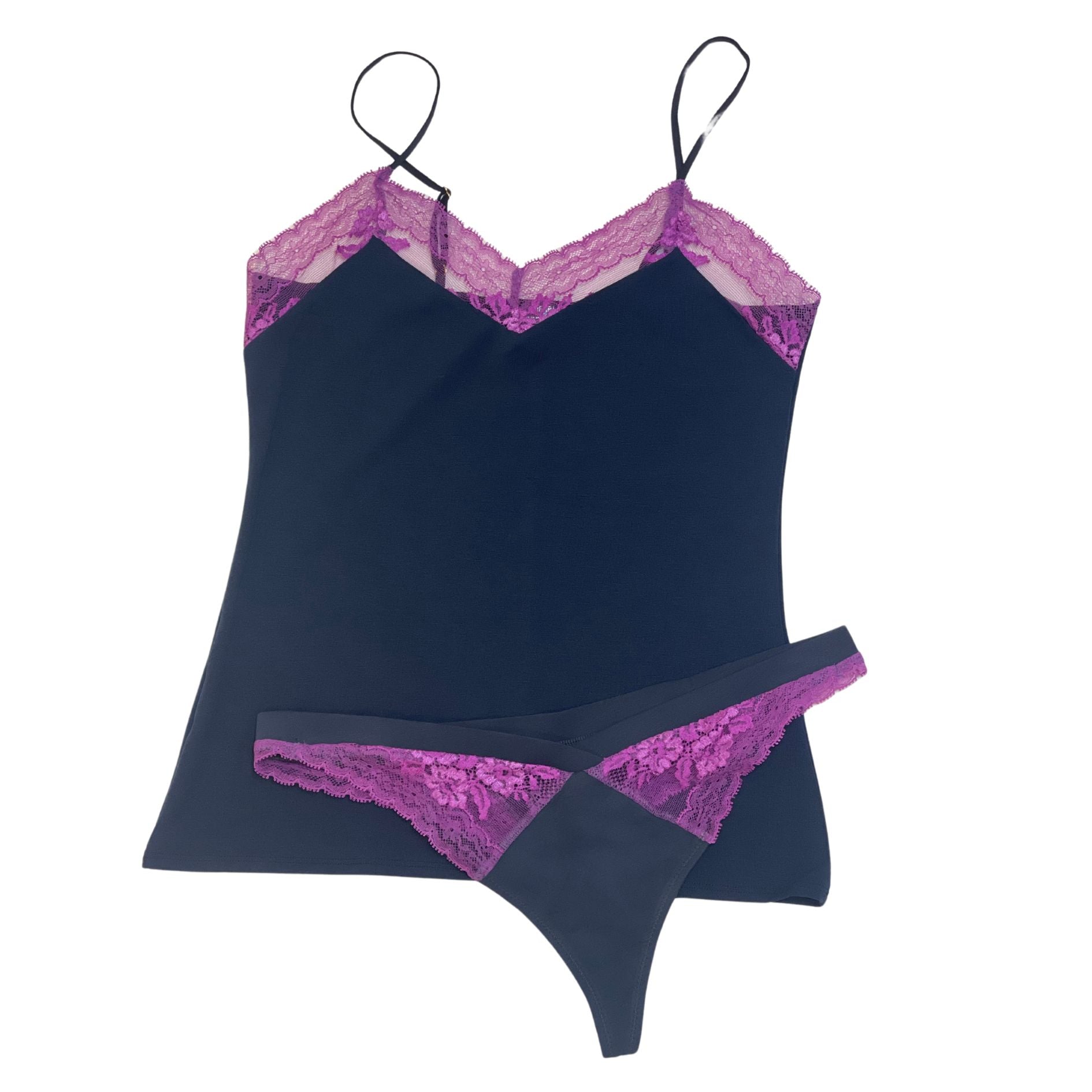 ORGANIC COTTON CAMISOLE- PURPLEWINE