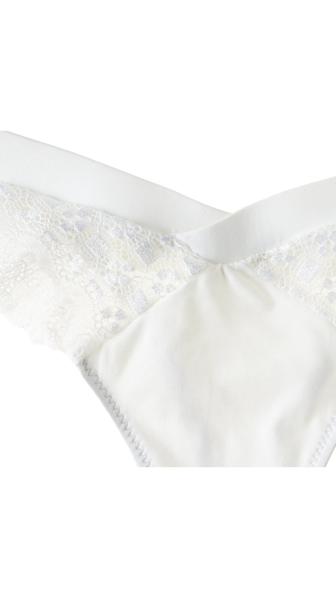 ORGANIC COTTON THONG- CLASSIC WHITE