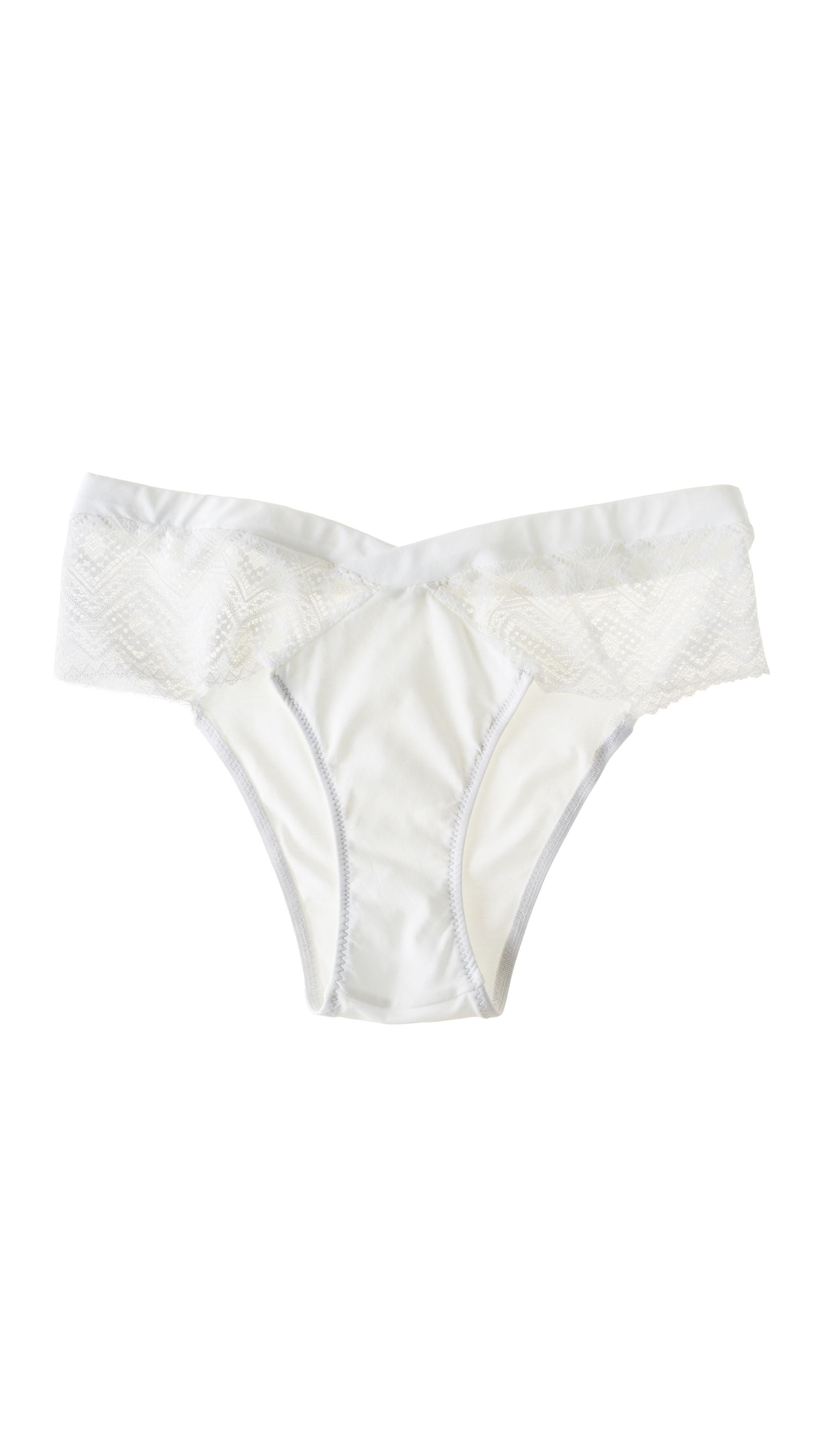 ORGANIC COTTON BIKINI- CLASSIC WHITE