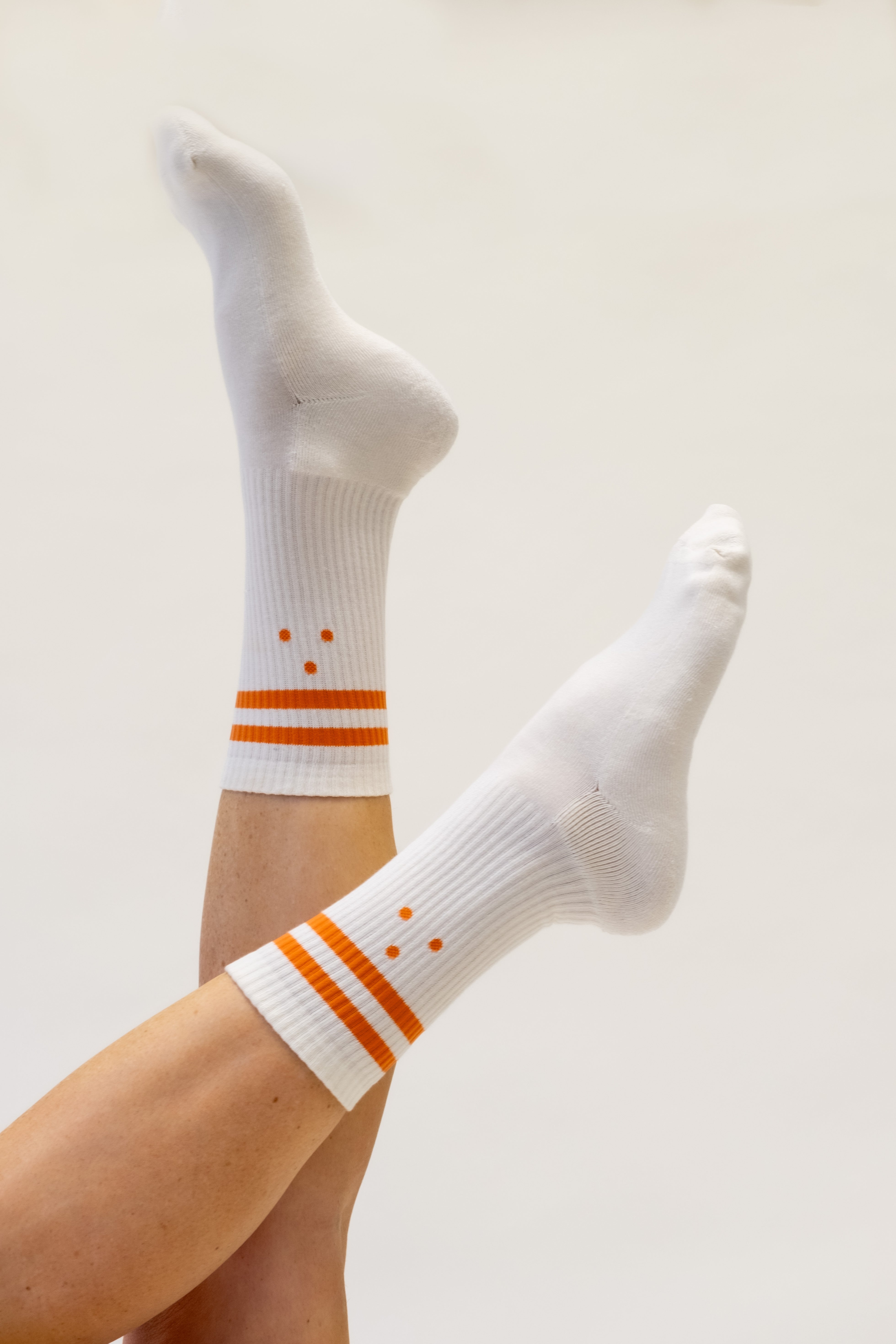 ORGANIC COTTON CREW SOCKS- WHITE