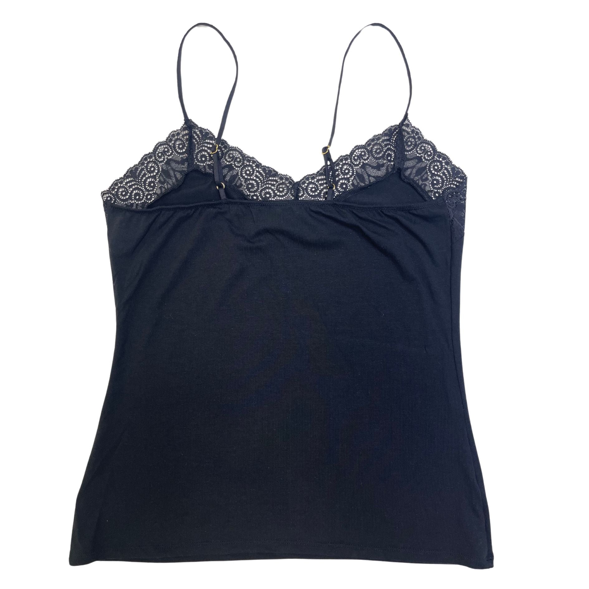 ORGANIC COTTON CAMISOLE- CLASSIC BLACK