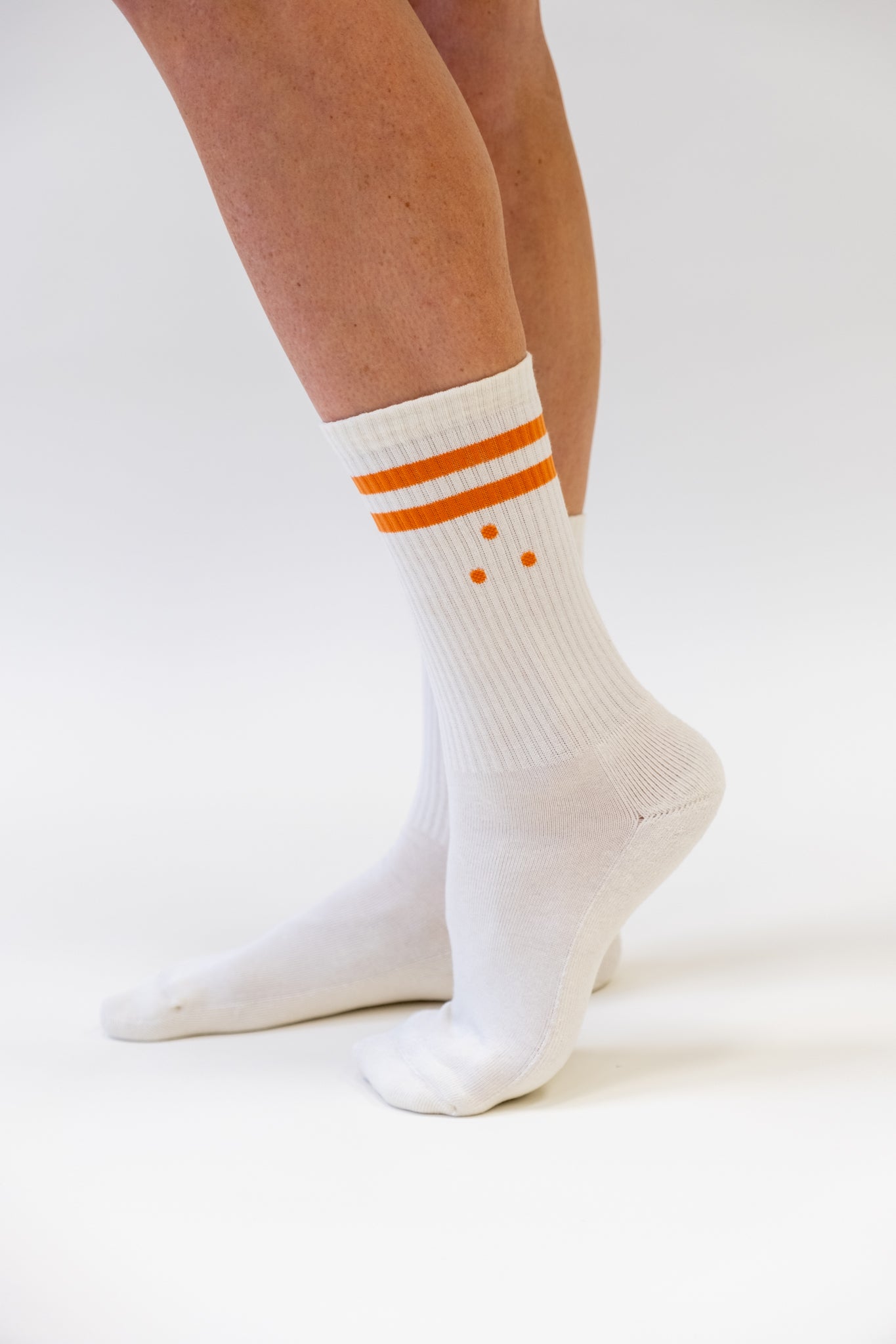 ORGANIC COTTON CREW SOCKS- WHITE