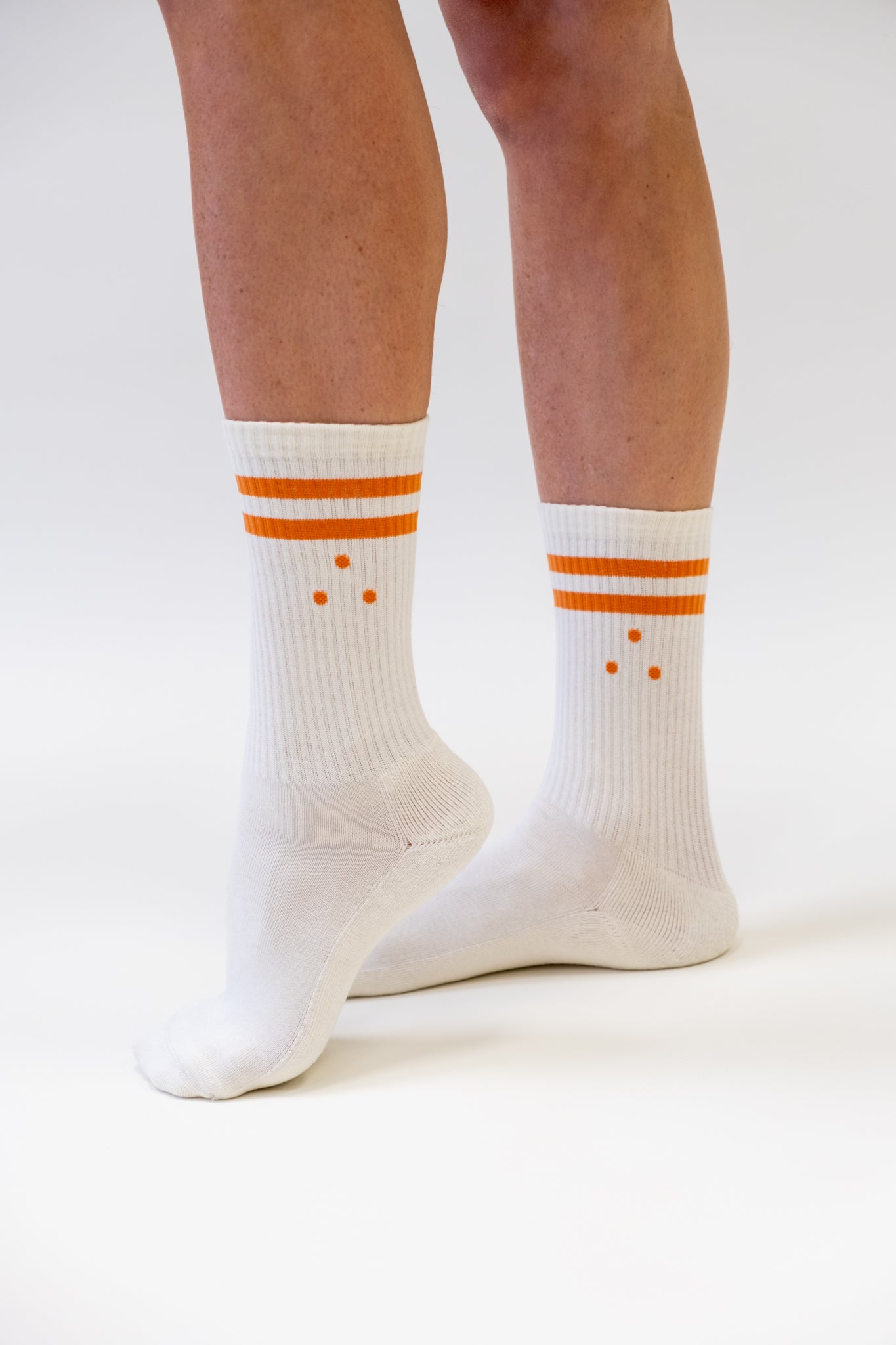ORGANIC COTTON CREW SOCKS- WHITE