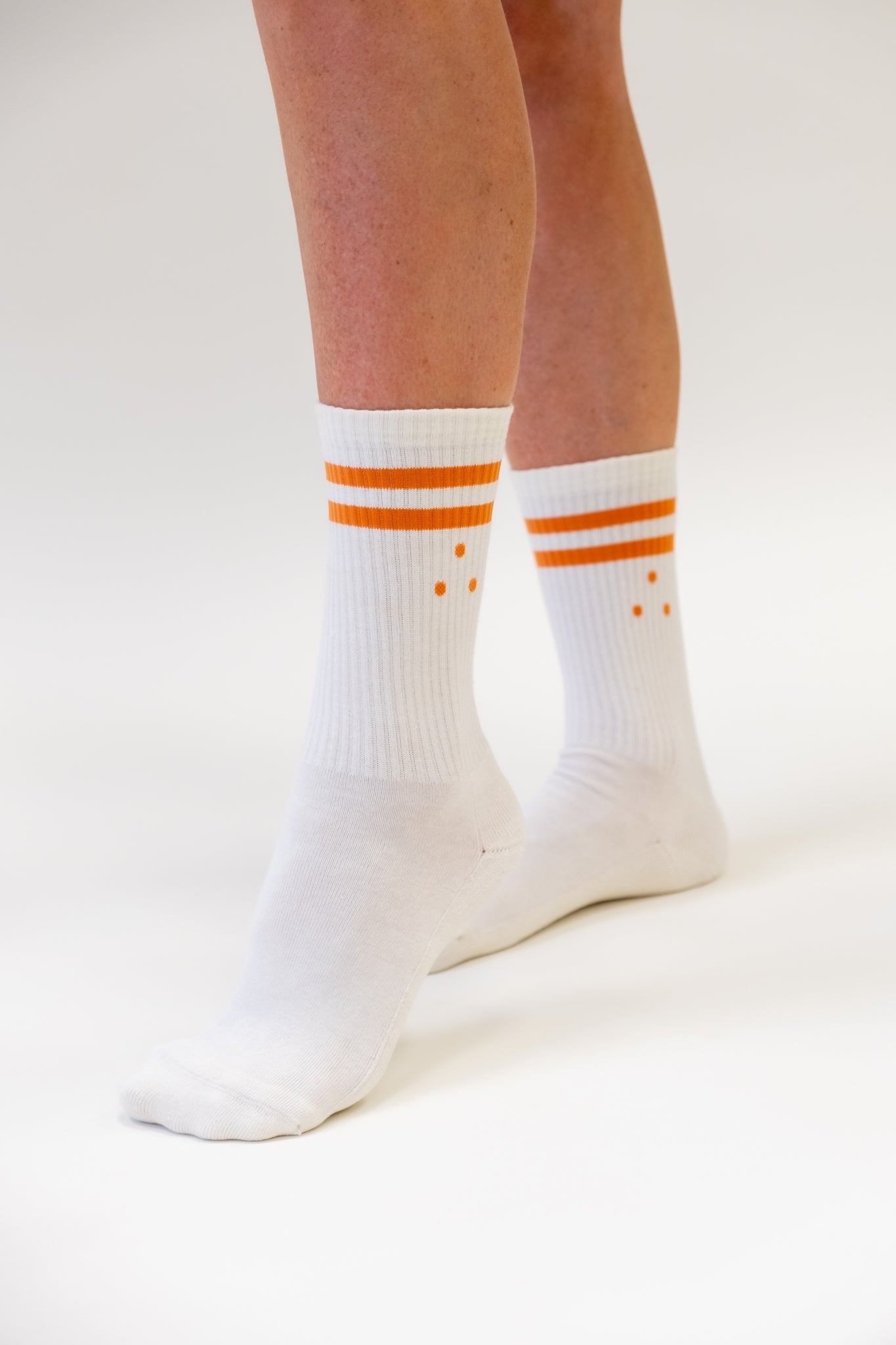 ORGANIC COTTON CREW SOCKS- WHITE