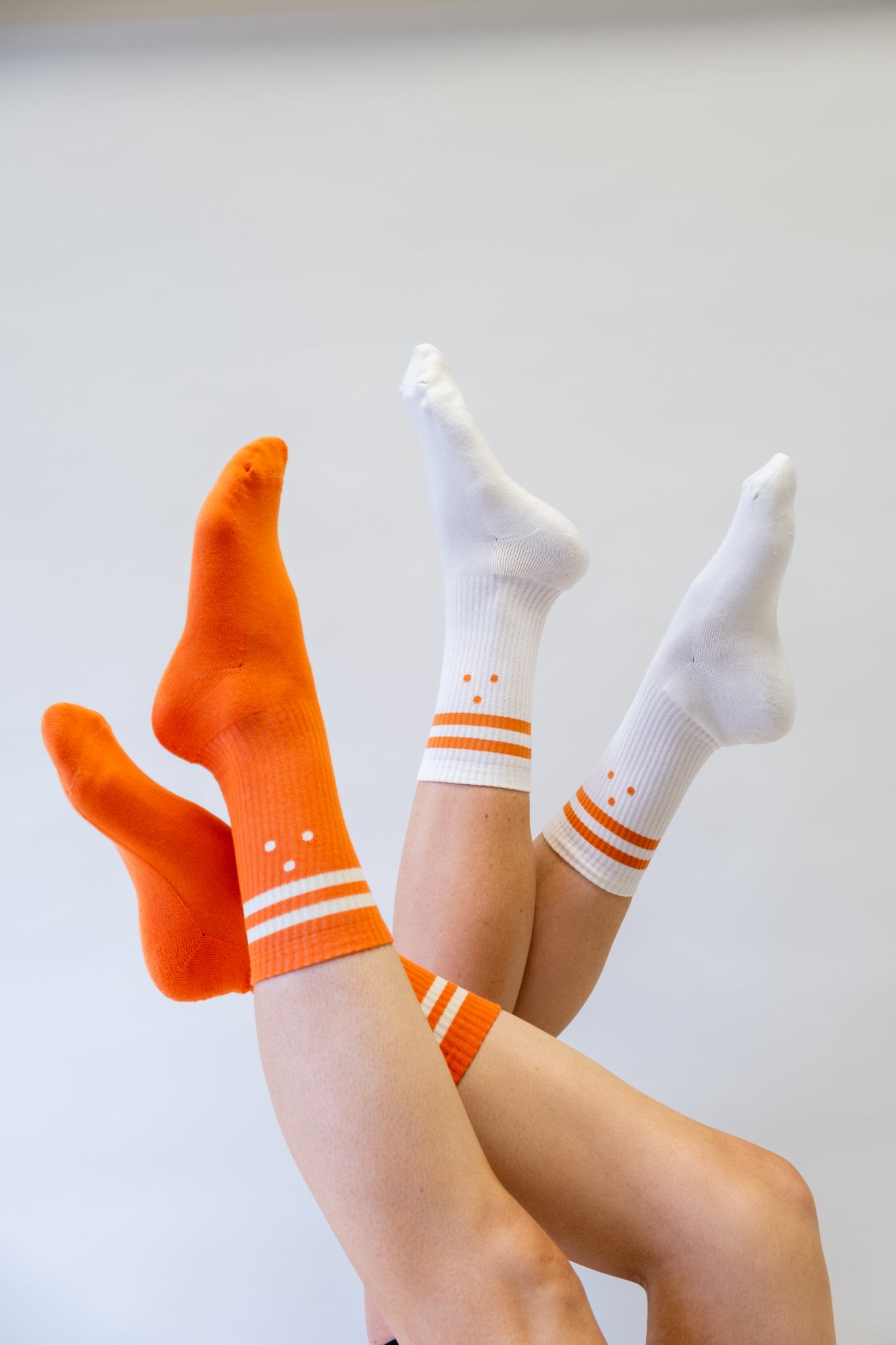 ORGANIC COTTON CREW SOCKS- ORANGE